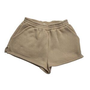 TCEC Sweater Shorts in Tan